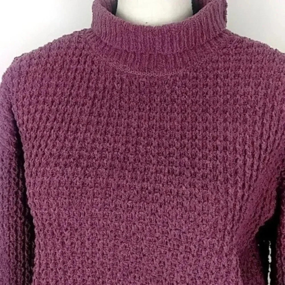 Dusty Rose Mauve Chenille Sweater - Picture 9 of 12